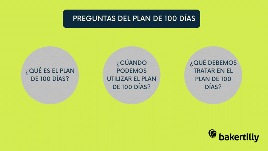 Most important questions in the 100-day plan