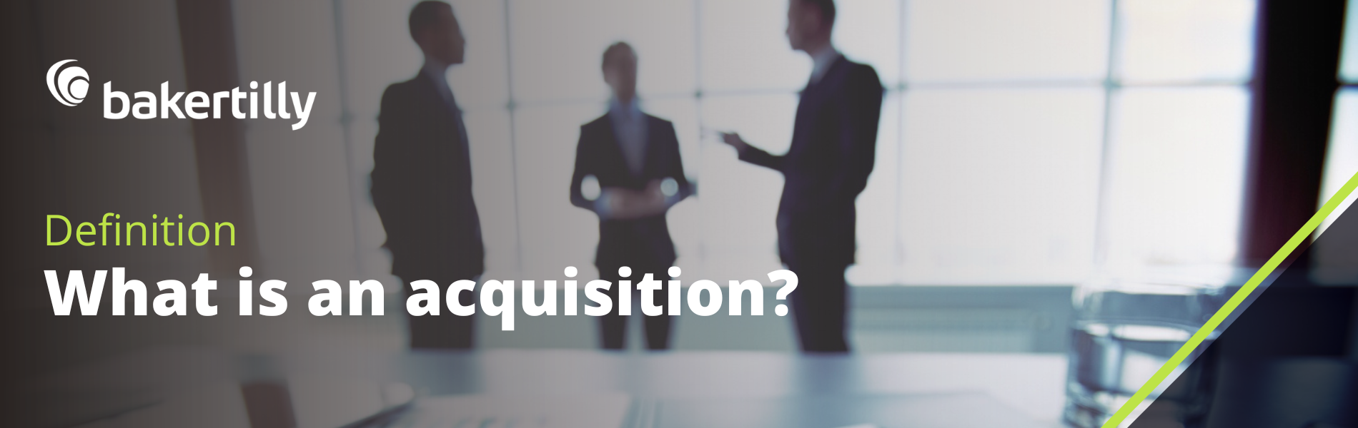 What is an acquisition?
